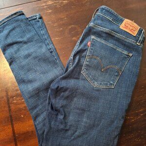 Levi 721 skinny jean - dark wash, W31 L30 GUC